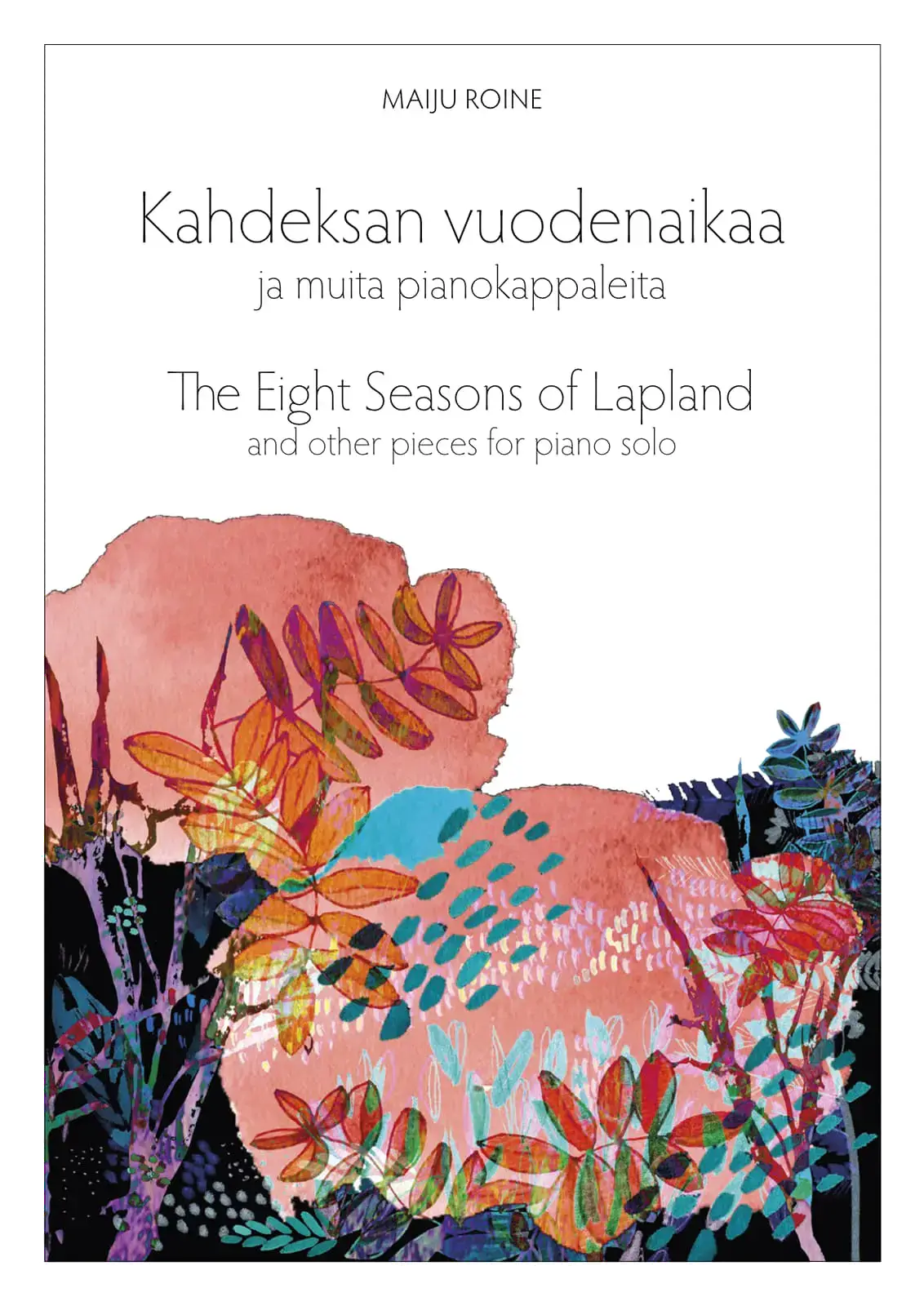 The Eight Seasons of Lapland – cover, illustration by Lotta Vuorma