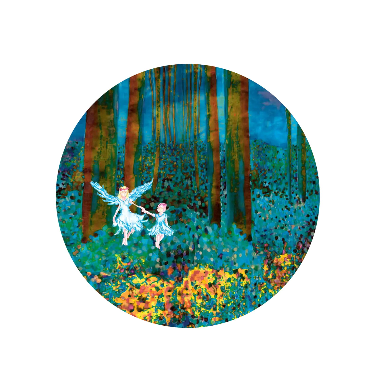 Fairies, illustration by Lotta Vuorma