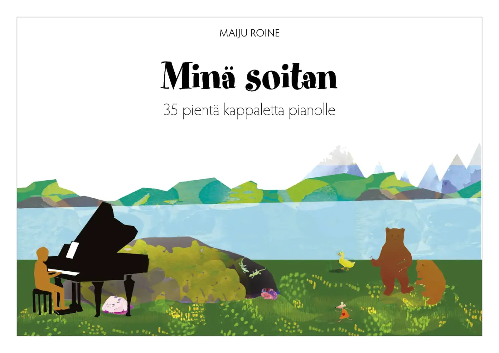 Minä soitan – kansi, kuvitus Lotta Vuorma